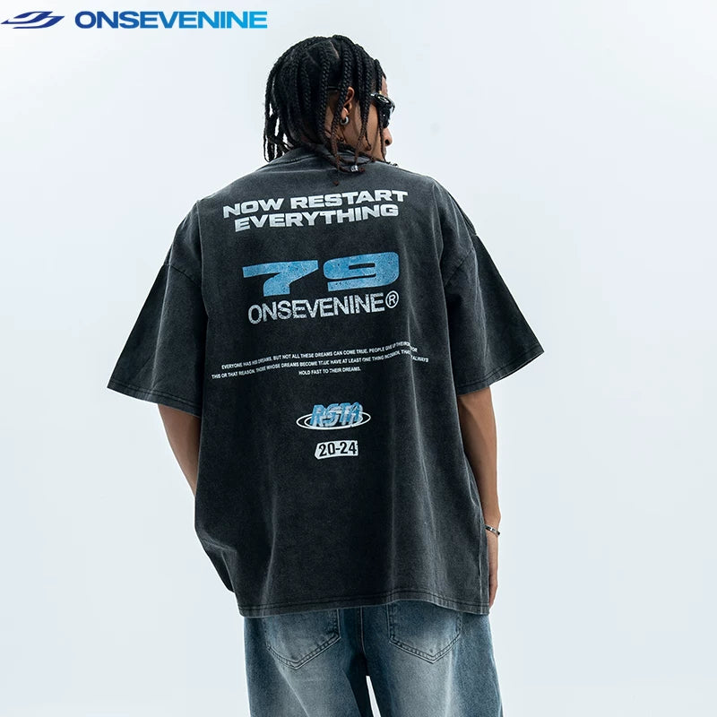 ONSEVENINE "Restart Everything" Graphic Tee
