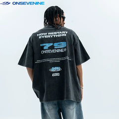 ONSEVENINE "Restart Everything" Graphic Tee