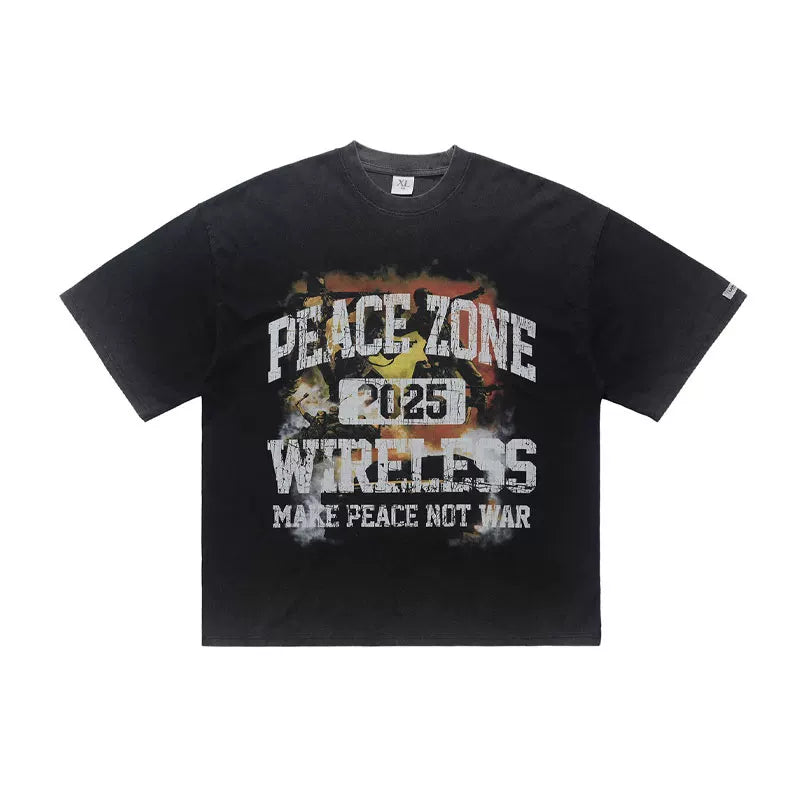ONSEVENINE "Peace Zone" Graphic Tee