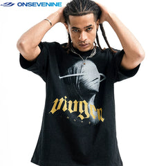 ONSEVENINE Abstract Head Graphic Tee