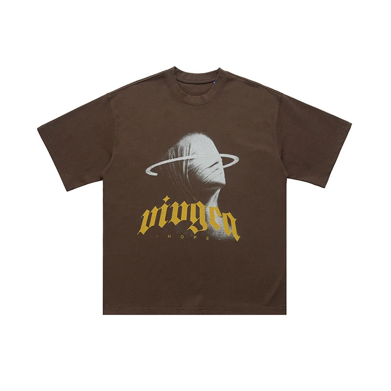 ONSEVENINE Abstract Head Graphic Tee