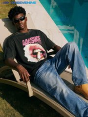 ONSEVENINE "Lips & Cigarette" Graphic Tee Collection