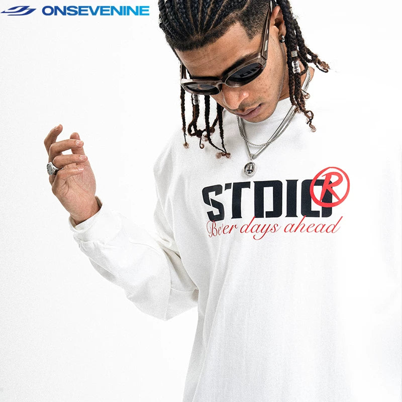 ONSEVENINE "Studio" Winged Heart Graphic Tee