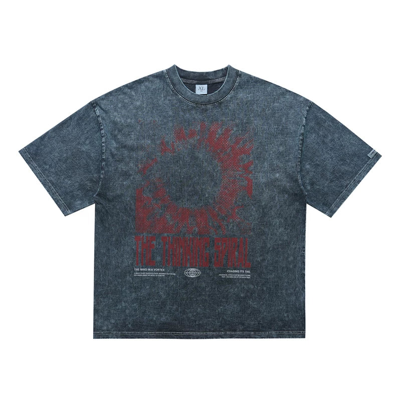 ONSEVENINE "Thinking Spiral" Graphic Tee