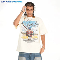 ONSEVENINE "Necrostar" Baseball Player Graphic Tee
