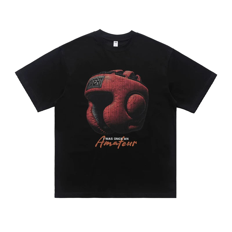 ONSEVENINE "Brave" Boxing Gloves Graphic Tee