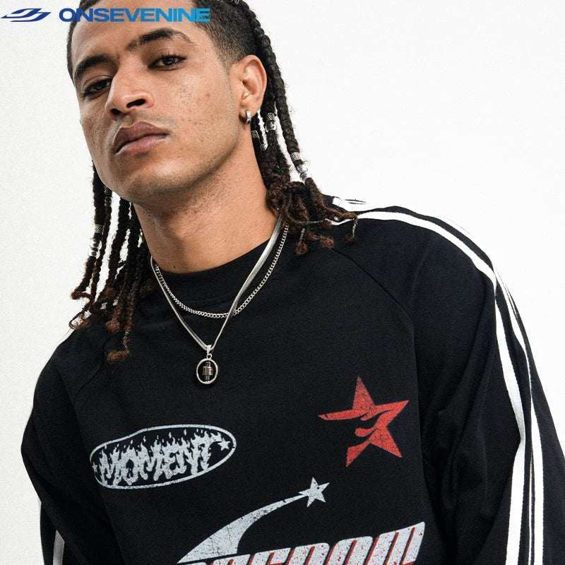 ONSEVENINE "Freedom" Shooting Star Long-Sleeve Sweatshirt