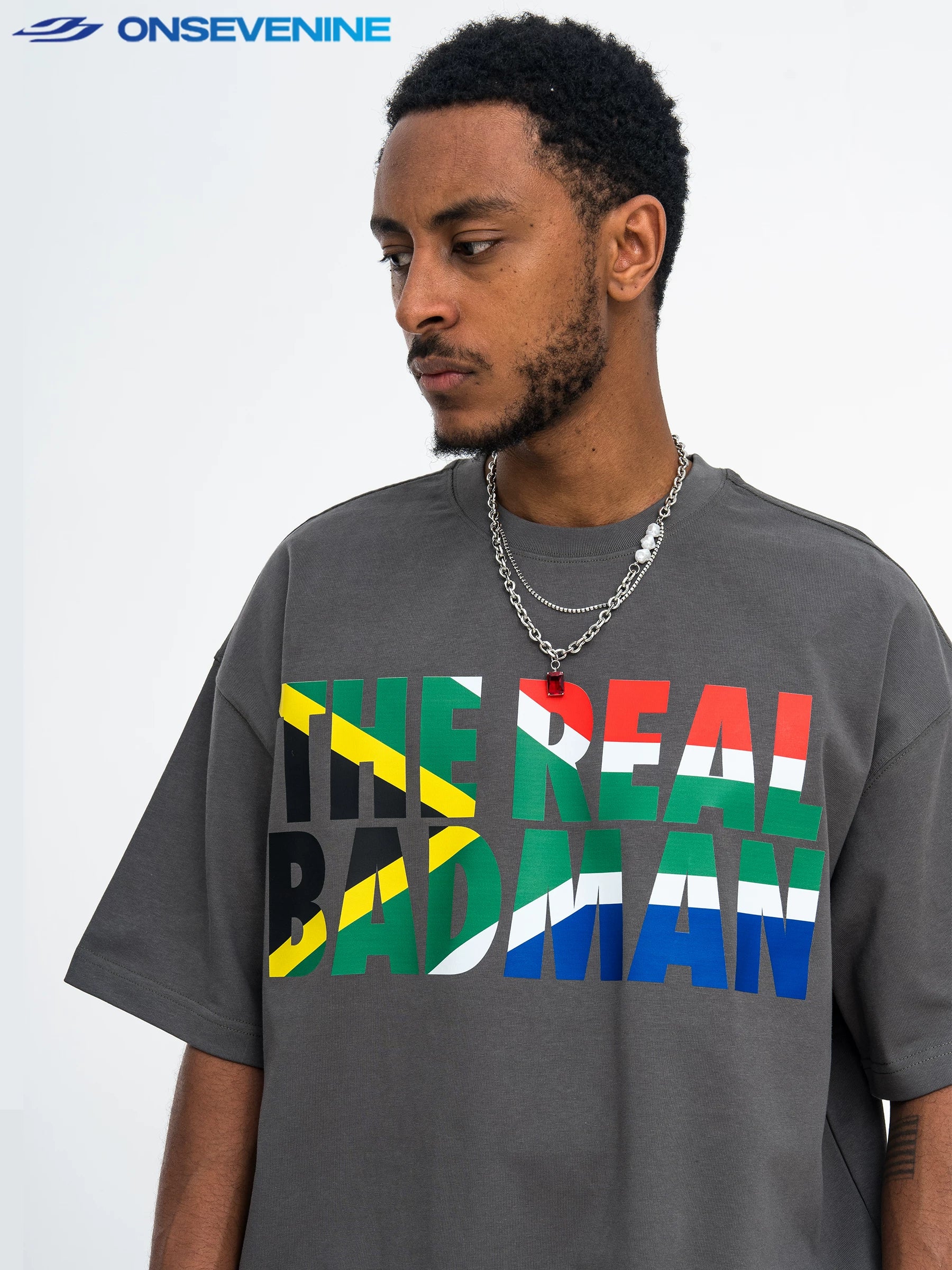 ONSEVENINE "The Real Madman" South African Flag Graphic Tee