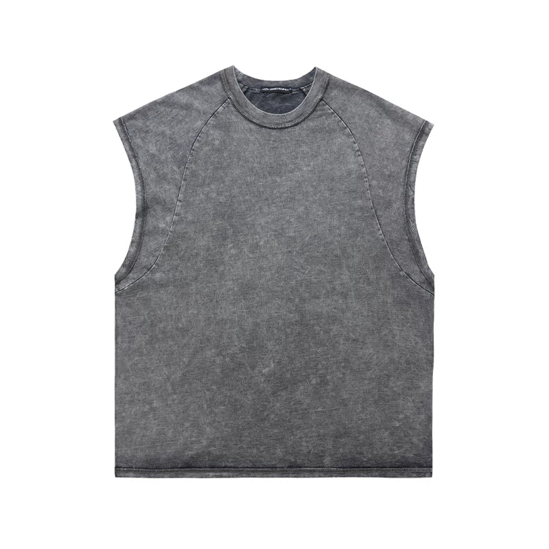 ONSEVENINE Raw-Edge Sleeveless Sweatshirt / Tank