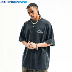 ONSEVENINE Classic Art Framing Back-Graphic Tee