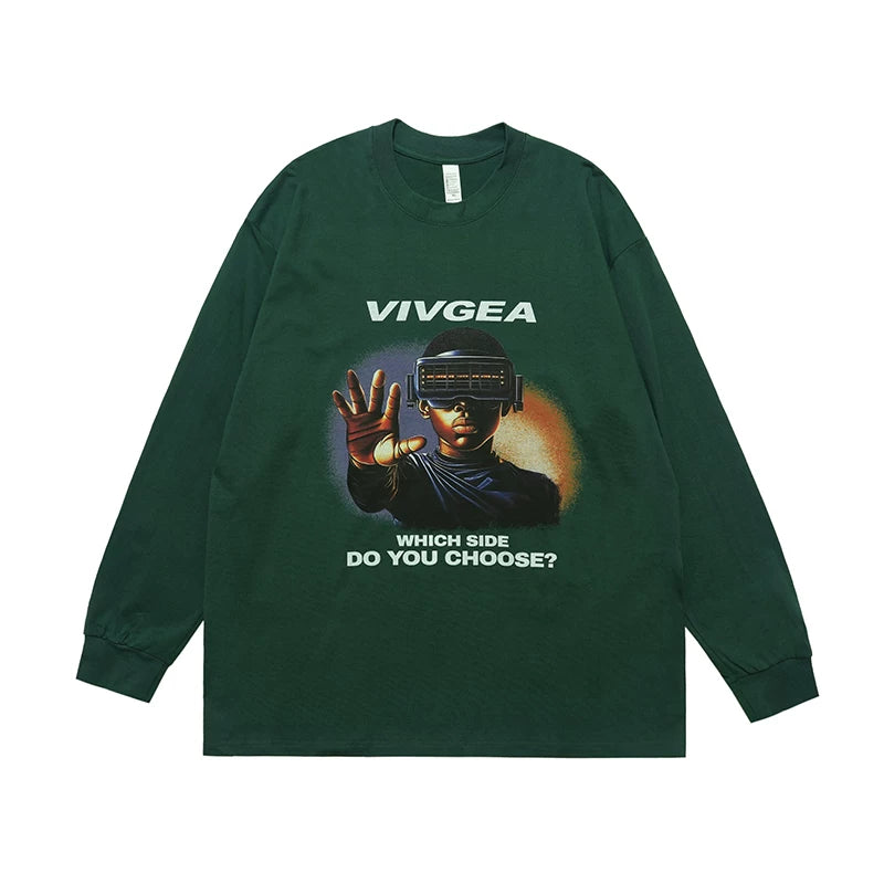 ONSEVENINE "VIVGEA" Virtual Reality Graphic Tee