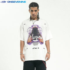ONSEVENINE "Vivgea" Insect Graphic Tee