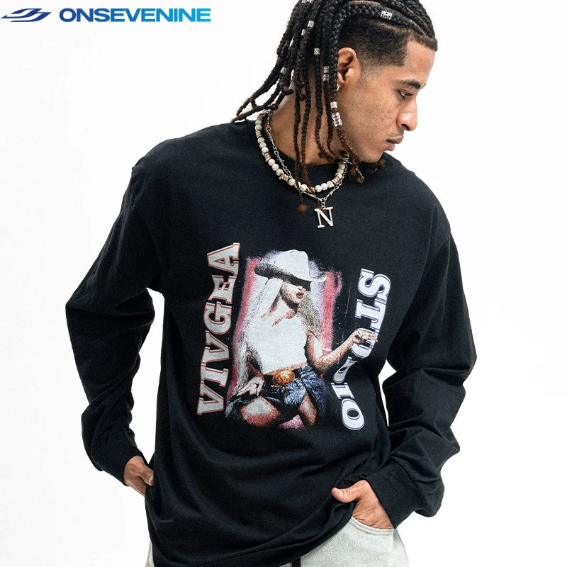 ONSEVENINE "VIVGEA Studio" Cowgirl Graphic Tee