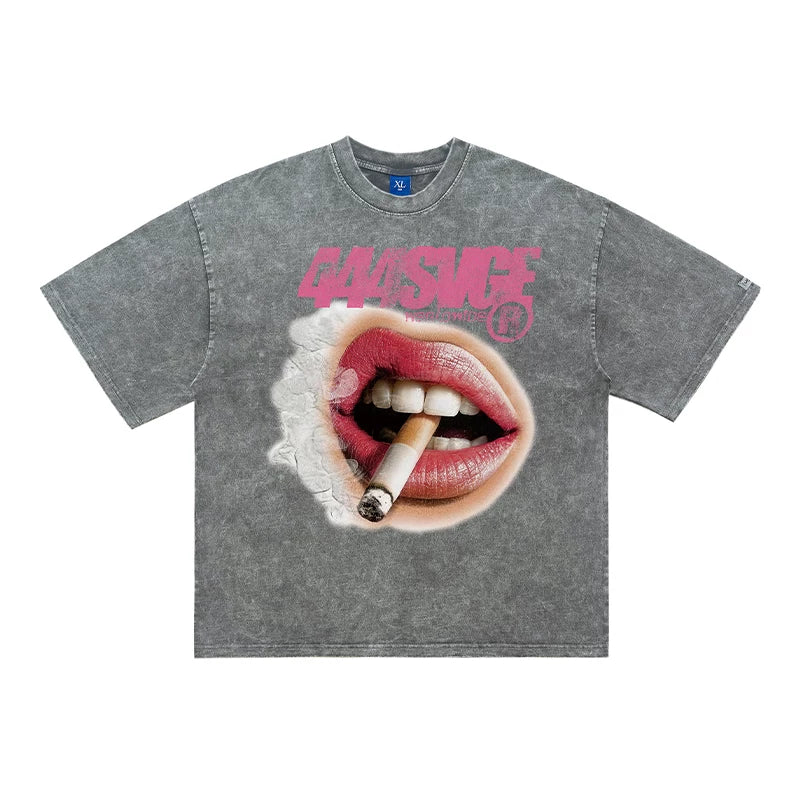 ONSEVENINE "Lips & Cigarette" Graphic Tee Collection