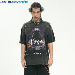 ONSEVENINE "Vivgea" Insect Graphic Tee