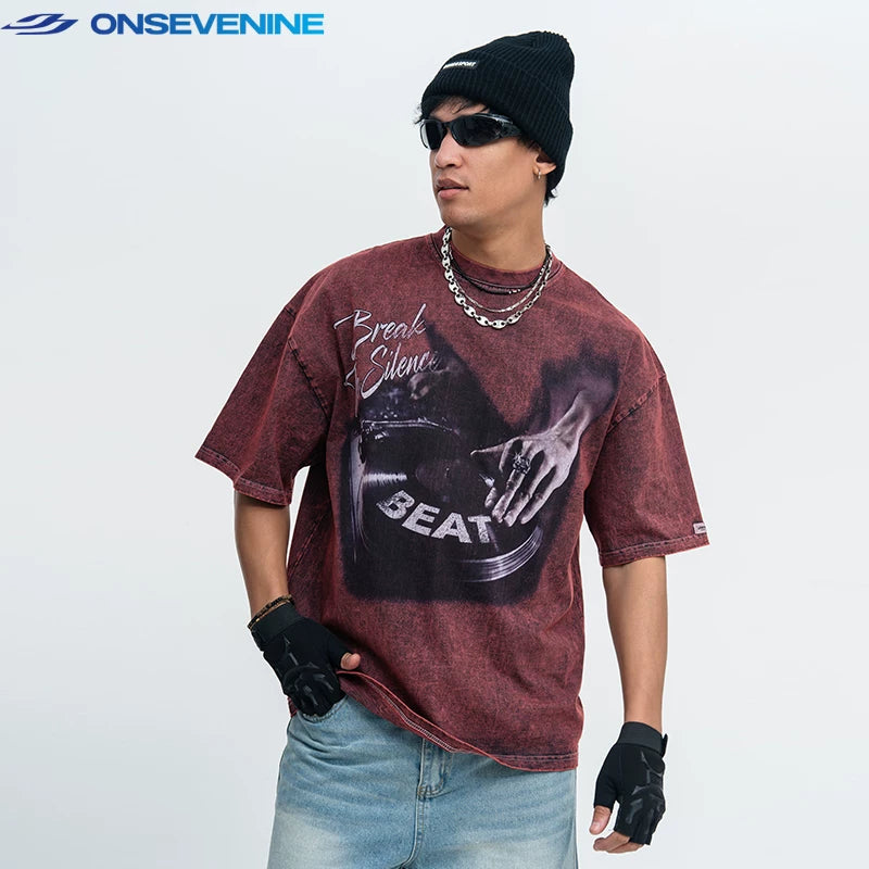 ONSEVENINE "Break the Silence" DJ Graphic Tee