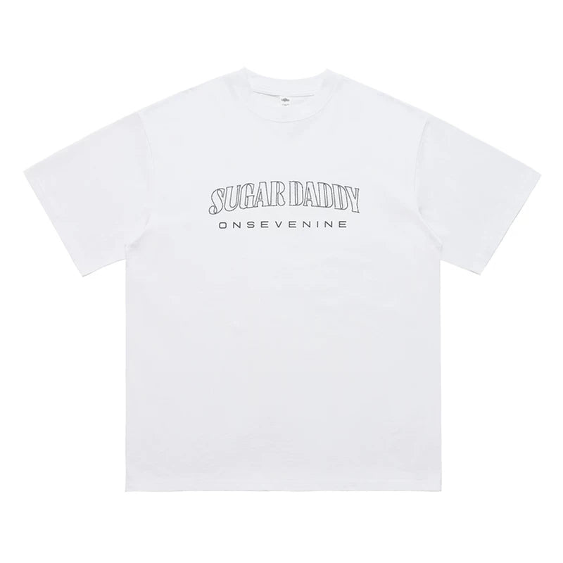ONSEVENINE "Sugar Daddy" Outline Graphic Tee