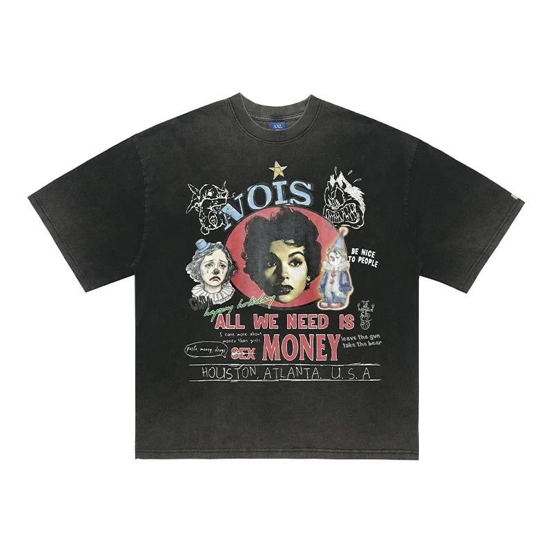 ONSEVENINE "All We Need Is Money" Graphic Tee