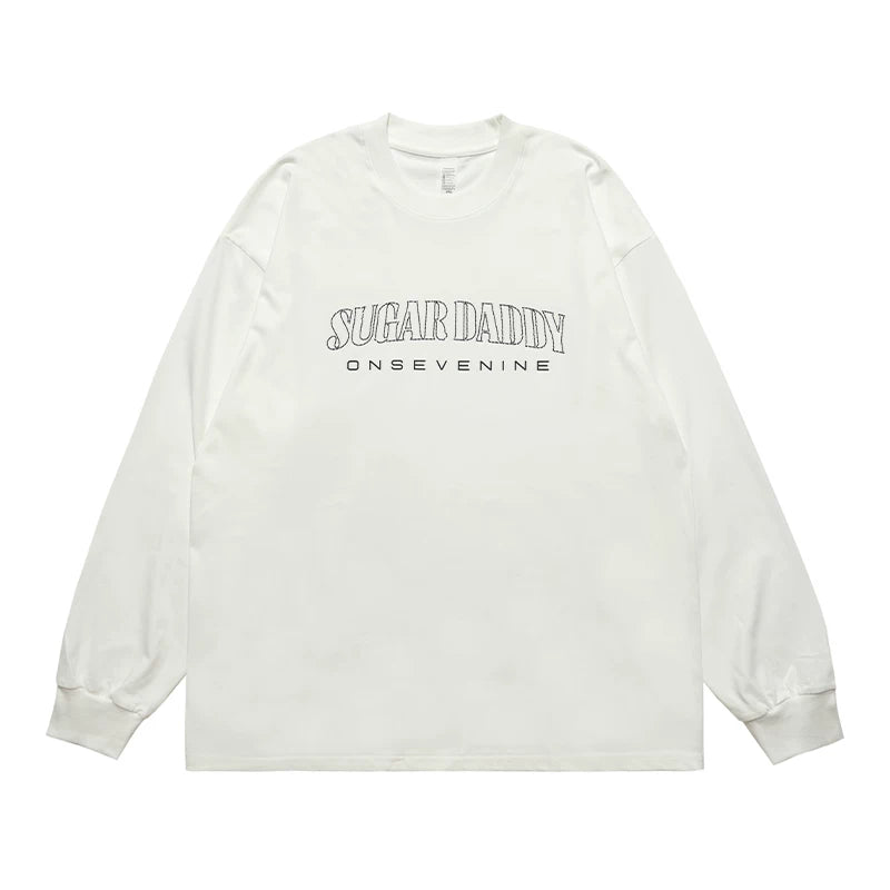 ONSEVENINE "Sugar Daddy" Outline Graphic Tee