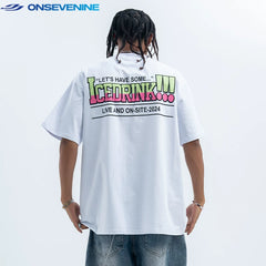 ONSEVENINE Running Dog Graphic Tee