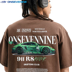 ONSEVENINE Tech-Font Minimalist Logo Tee