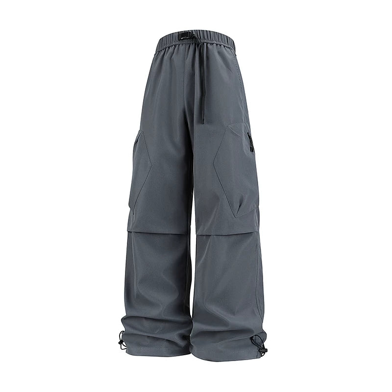 ONSEVENINE Built-In Belt Cargo Trousers