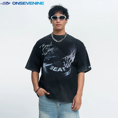 ONSEVENINE "Break the Silence" DJ Graphic Tee