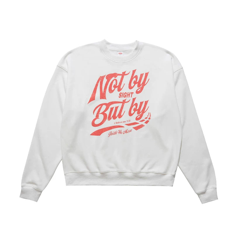 ONSEVENINE "Not by Sight" Off-White Sweatshirt