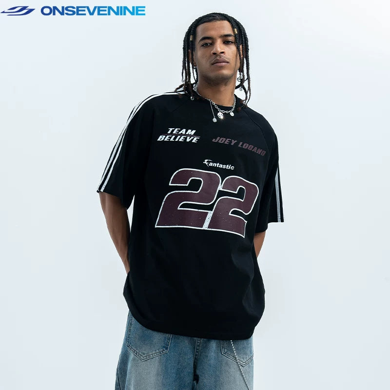ONSEVENINE "Team Believe 22" Racing Graphic Tee