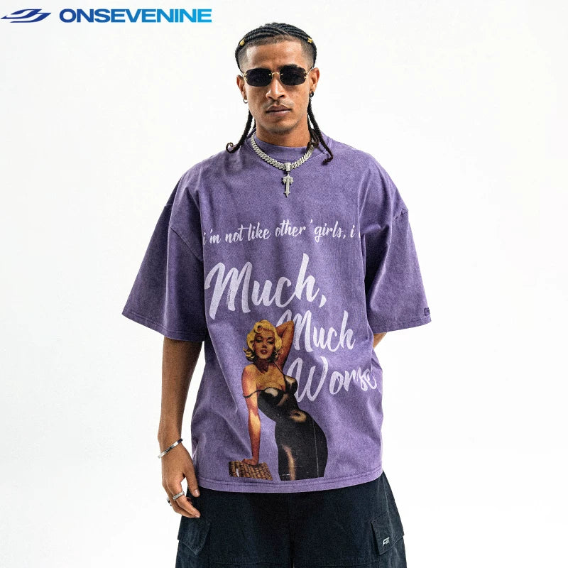 ONSEVENINE "Much, Much Worse" Graphic Tee