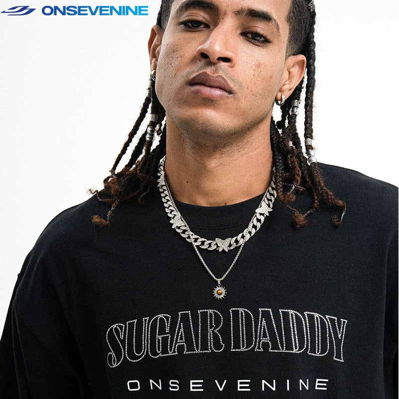 ONSEVENINE "Sugar Daddy" Long-Sleeve Graphic Tee