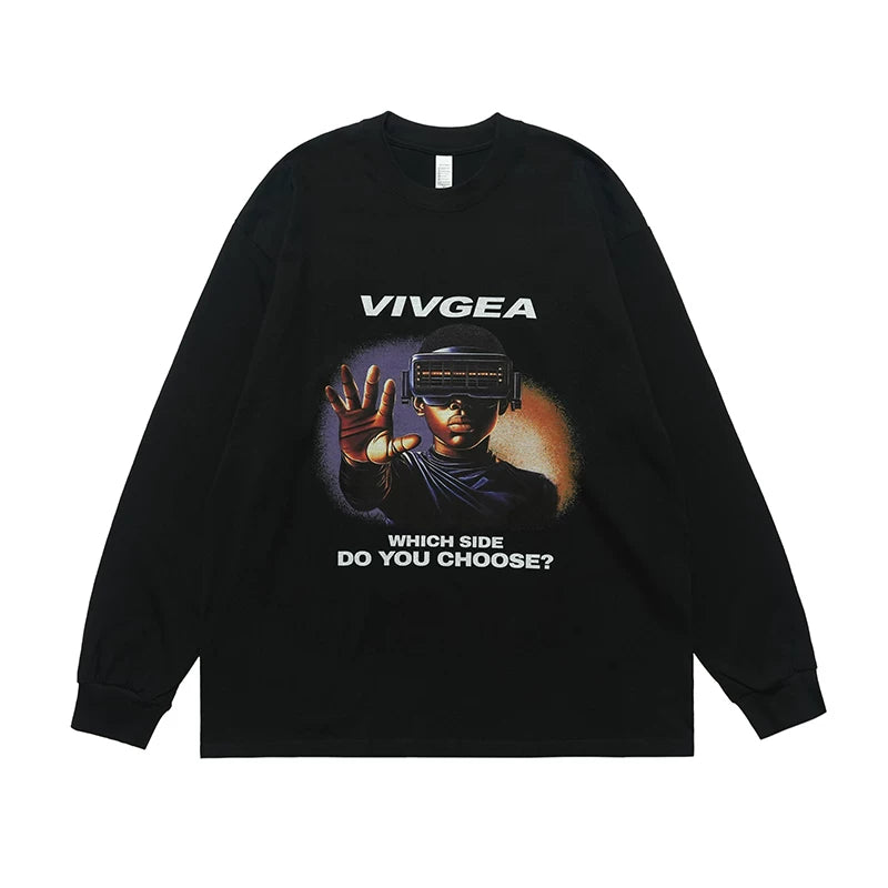 ONSEVENINE "VIVGEA" Virtual Reality Graphic Tee