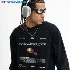 ONSEVENINE "The Show Must Go On" Graphic Tee