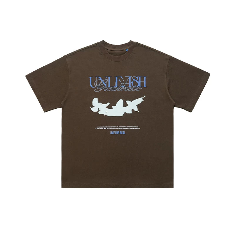 ONSEVENINE "Unleash Greatness" Bird Silhouette Graphic Tee