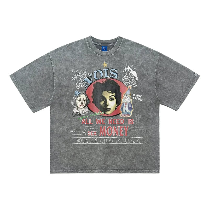 ONSEVENINE "All We Need Is Money" Graphic Tee