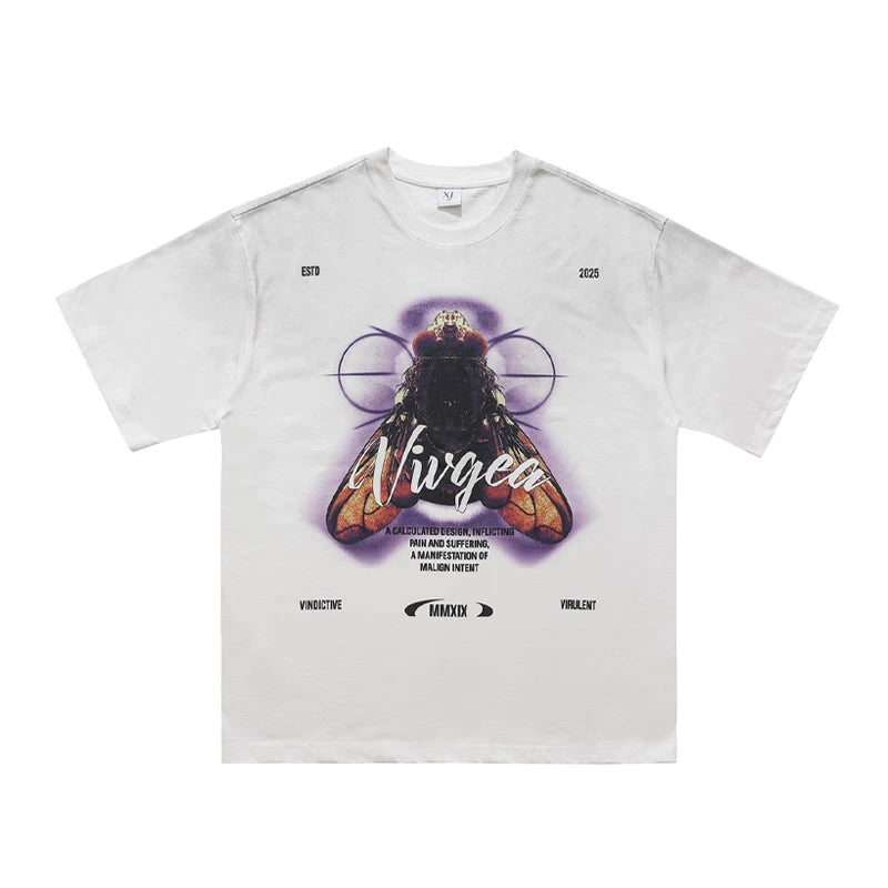 ONSEVENINE "Vivgea" Insect Graphic Tee