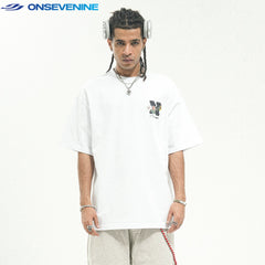 ONSEVENINE "N" Floral Logo Graphic Tee