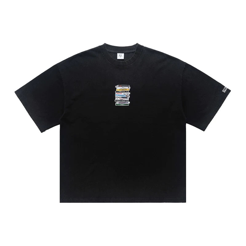 ONSEVENINE Stacked Tape Graphic Tee