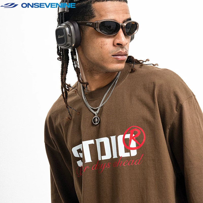 ONSEVENINE "Studio" Winged Heart Graphic Tee
