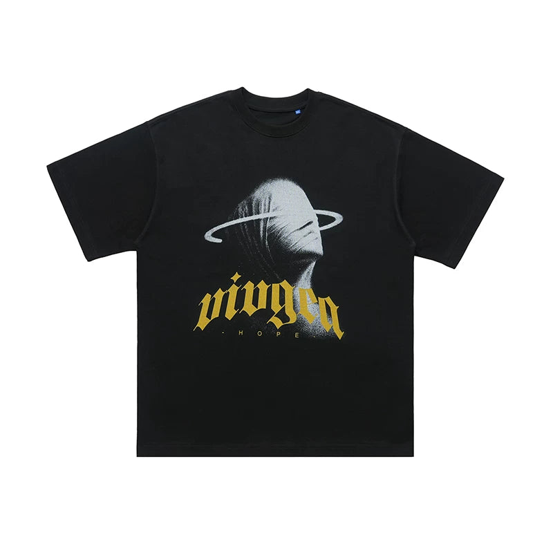 ONSEVENINE Abstract Head Graphic Tee