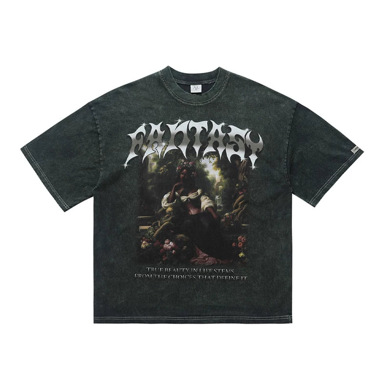 ONSEVENINE Renaissance Art Graphic Tee
