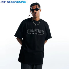 ONSEVENINE "Sugar Daddy" Outline Graphic Tee