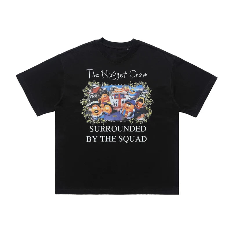 ONSEVENINE "The Nugget Crew" Cartoon Graphic Tee