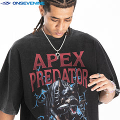 ONSEVENINE "Apex Predator" Doberman Graphic Tee