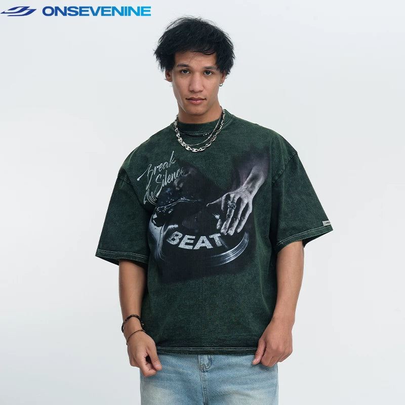 ONSEVENINE "Break the Silence" DJ Graphic Tee