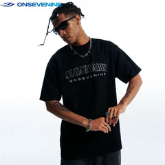 ONSEVENINE "Sugar Daddy" Outline Graphic Tee