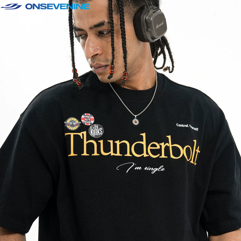 ONSEVENINE "Thunderbolt" Graphic Tee