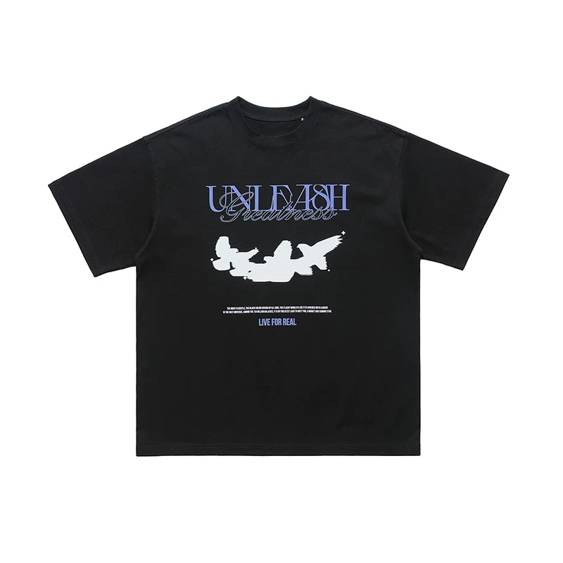 ONSEVENINE "Unleash Greatness" Bird Silhouette Graphic Tee