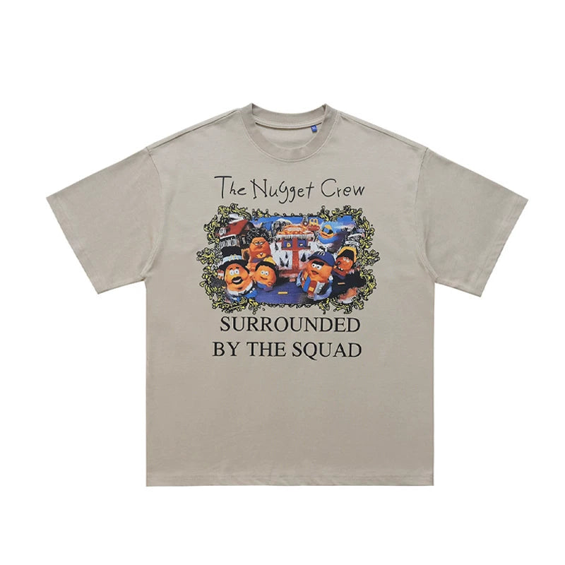 ONSEVENINE "The Nugget Crew" Cartoon Graphic Tee
