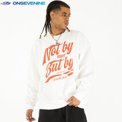 ONSEVENINE "Not by Sight" Off-White Sweatshirt
